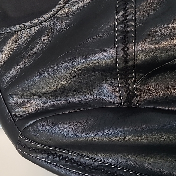 Joseph Ribkoff faux leather jacket - Picture 3 of 5